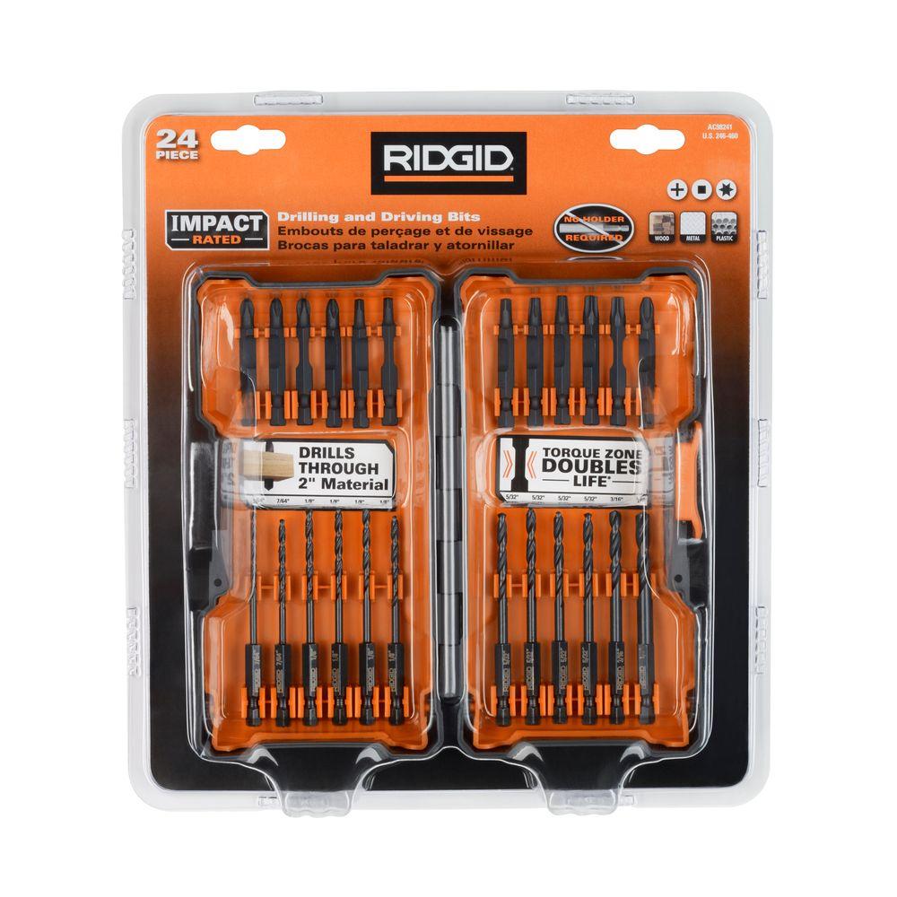 RIDGID Drill Bits Power Tool Accessories The Home Depot
