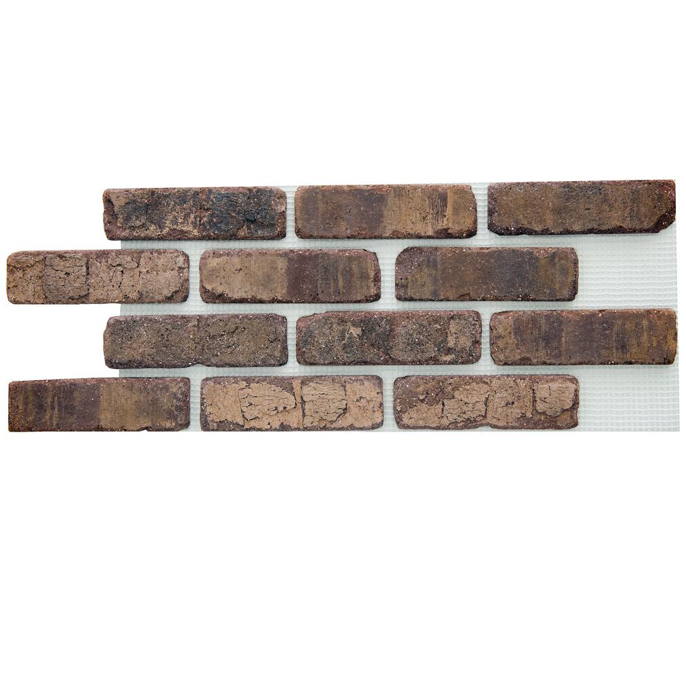 Old Mill Brick Colonial Collection Cafe Mocha 7.3 sq. ft. 2-1/4 in ...