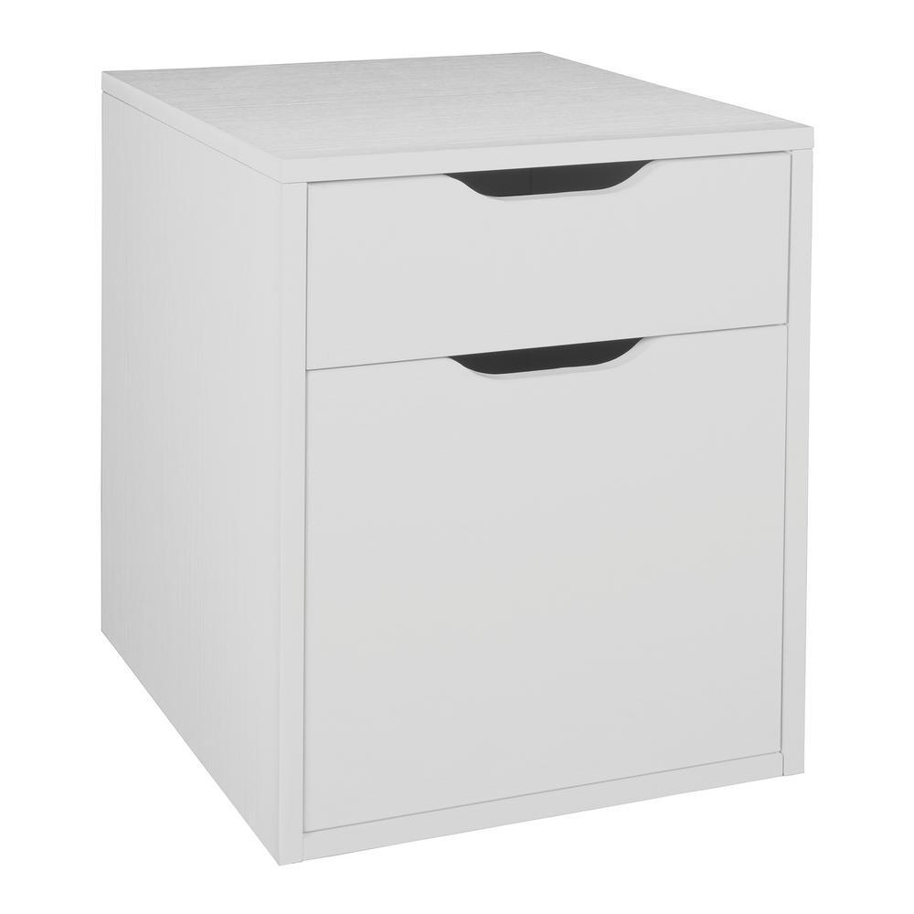 Niche Mod White Wood Grain Freestanding Box File Pedestal With No Niche Mod White Wood Grain Freestanding Box File Pedestal With No Tools Embly