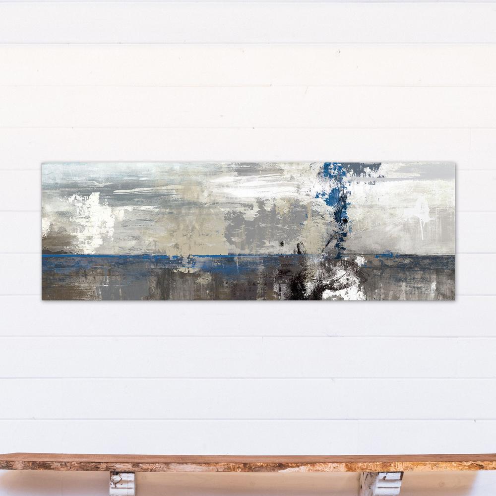 Designs Direct Canvas Art Wall The Home Depot Gray Abstract Landscape Printed Canvas Wall Art