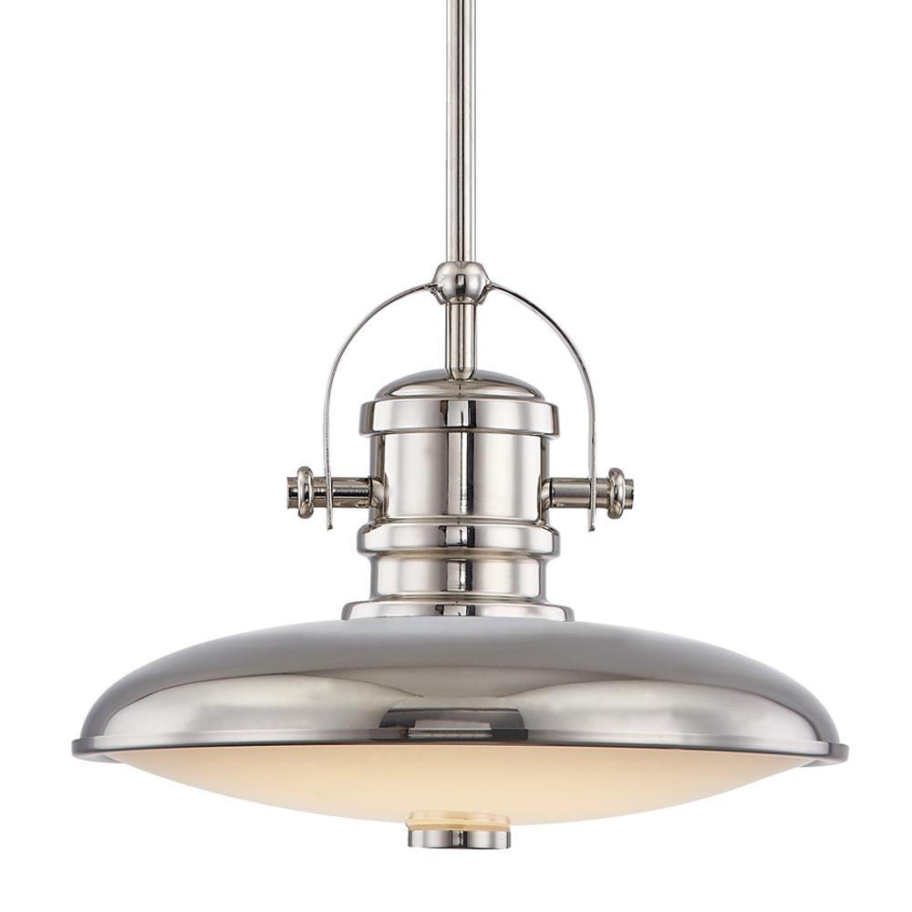  Home  Decorators  Collection  12 in Polished Nickel LED  