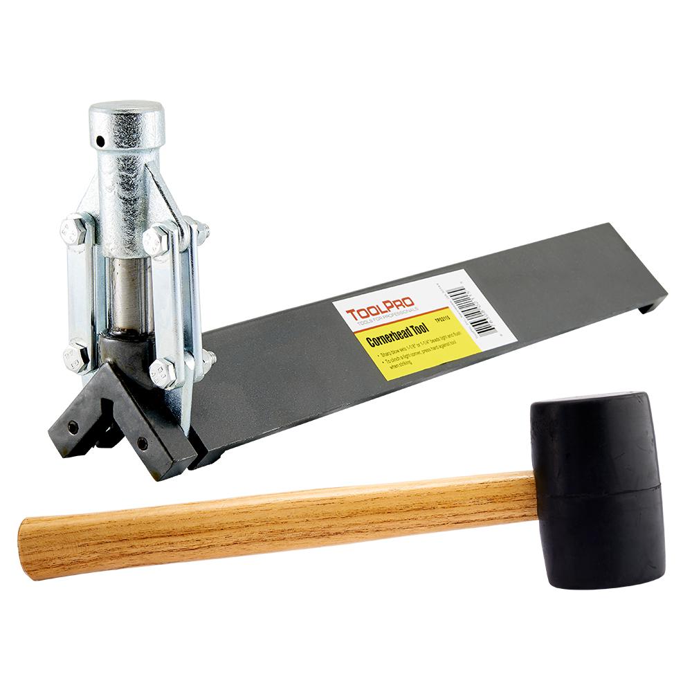 ToolPro Corner Bead Crimping Tool with Rubber Mallet by ToolPro