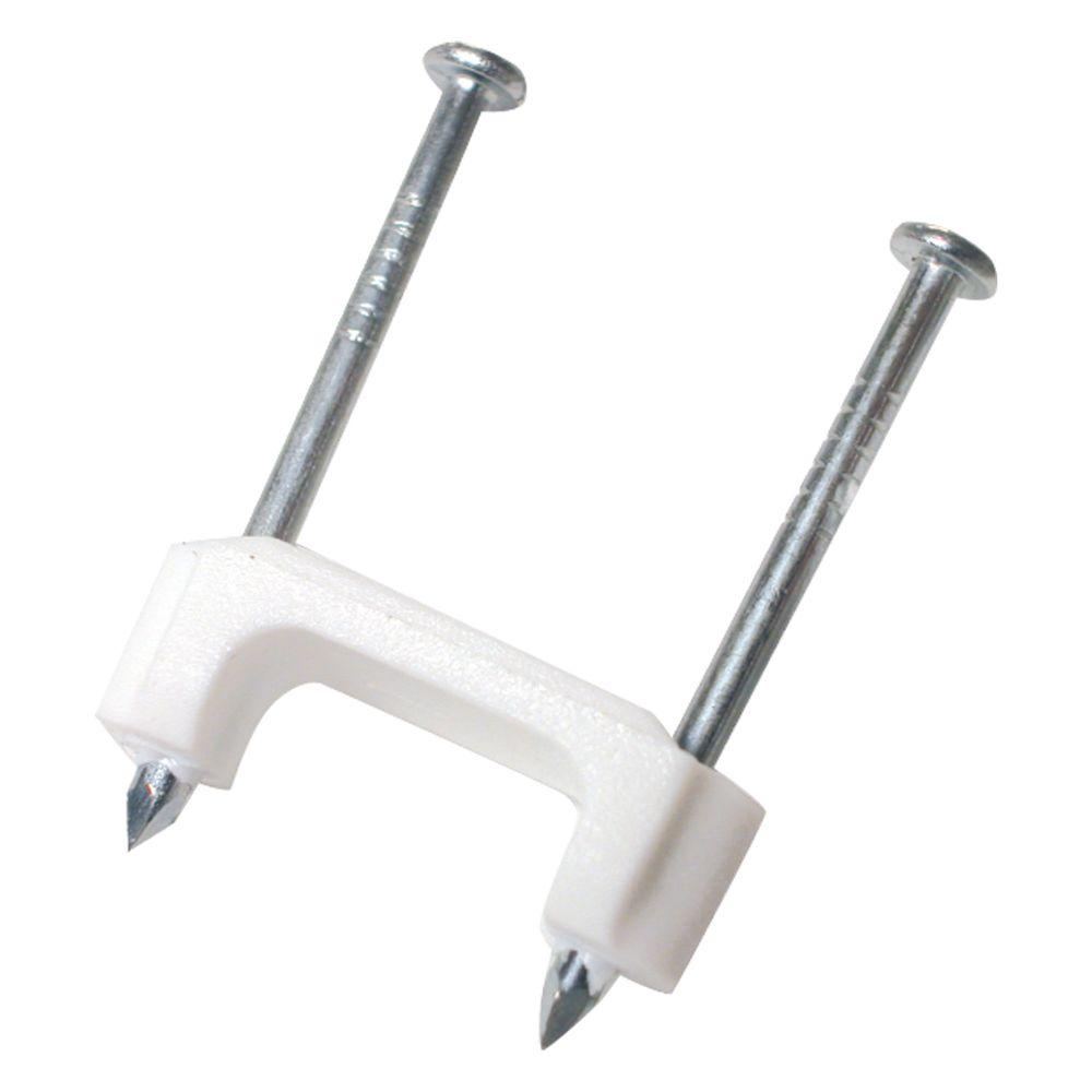 Gardner Bender 3/4 inch White Plastic Staples for Non-Metallic Cable (175-Pack) by Gardner Bender