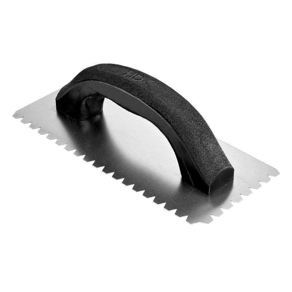 QEP 3/16 in. x 5/32 in. VNotch Cove Base Adhesive Spreader10033 The