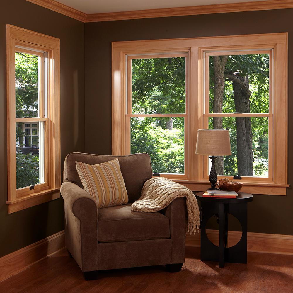 Andersen Installed Wood Double Hung WindowsHSINSTANDWTDH The Home Depot