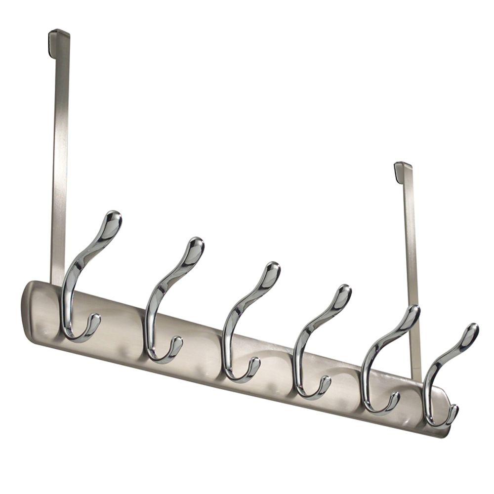 Bruschia 10 15 lb. 6Hook OvertheDoor Rack31840 The Home Depot