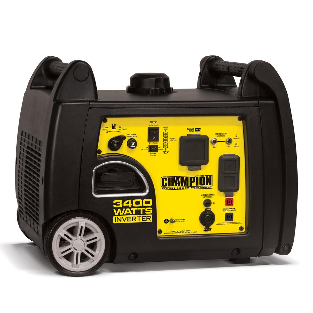 Champion Power Equipment 3,400-Watt Gasoline Powered Recoil Start Portable... by Champion Power Equipment