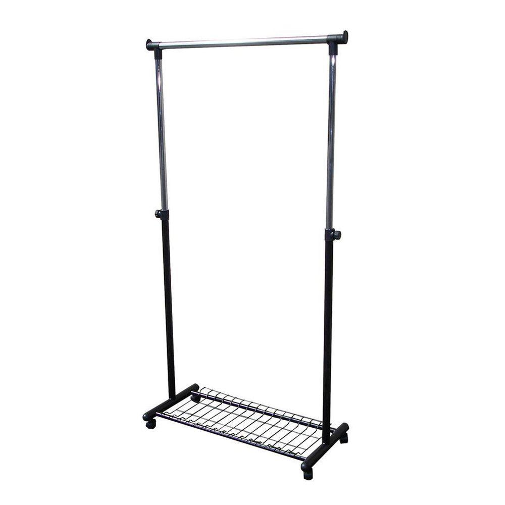 16 In X 62 Coat Hanger Portable Wardrobe With Wheels R505bk Coat Hanger Portable Wardrobe With Wheels