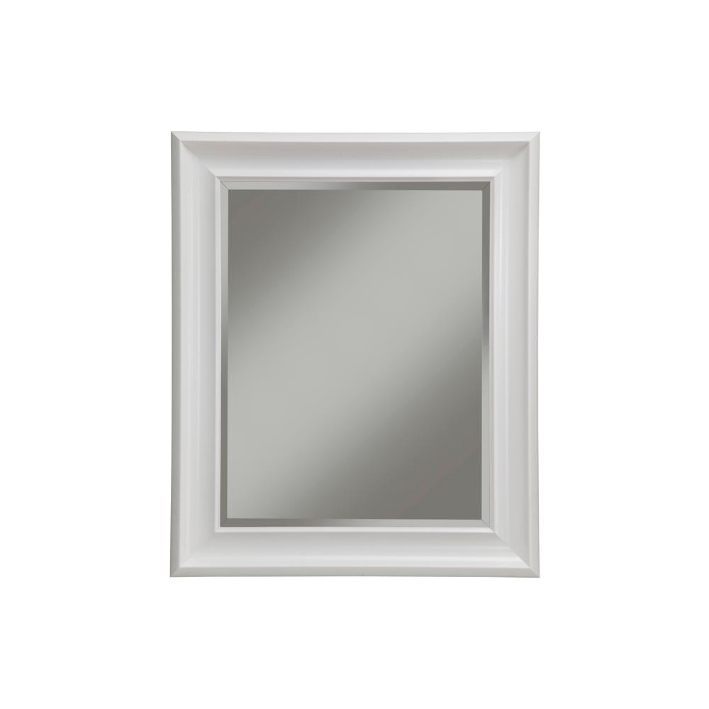 Sandberg Furniture White Decorative Wall Mirror 13017 The Home Depot Sandberg Furniture White Decorative Wall Mirror