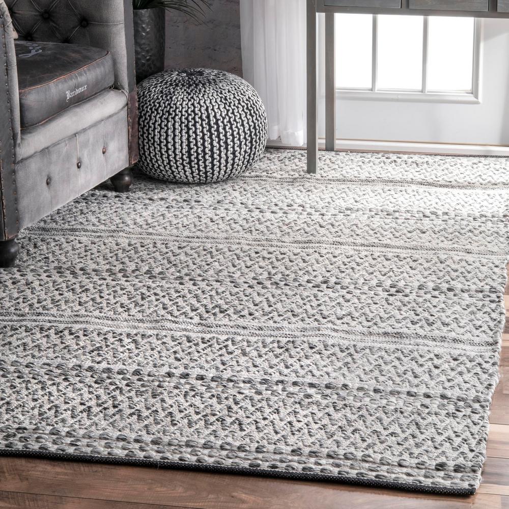 Nuloom Natosha Chevron Silver 8 Ft X 10 Indoor Outdoor Area Nuloom Natosha Chevron Silver 8 Ft X