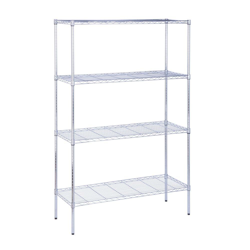Hdx 36 In W X 72 H 18 D 5 Shelf Plastic Ventilated 18 In L X 48 W 72 H