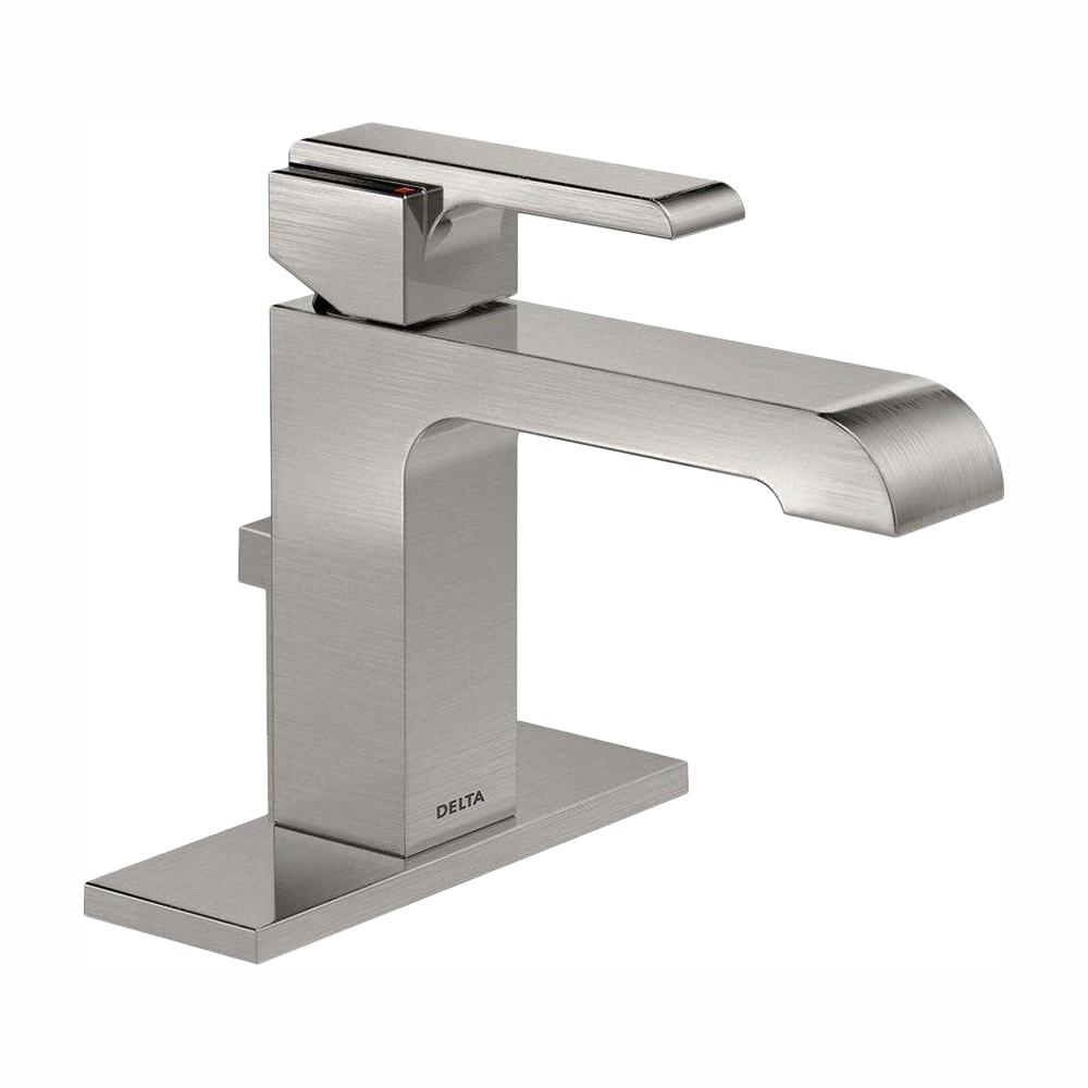 Delta Ara Single Hole Single-Handle Bathroom Faucet with ...