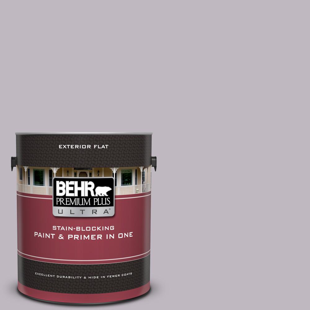 Behr Premium Plus Ultra 1 Gal N570 2 Standing Ovation Flat Exterior Paint And Primer In One