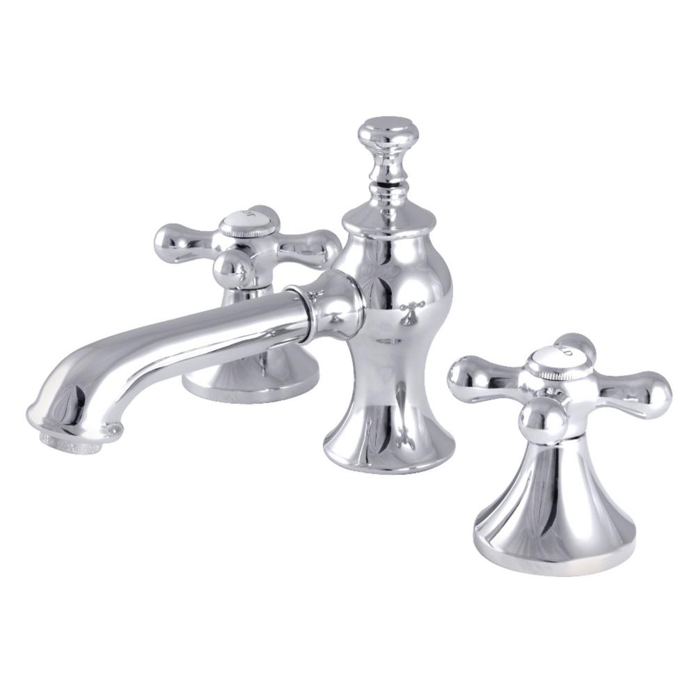 Kingston Brass Vintage 8 In Widespread 2 Handle Bathroom Faucet Chrome