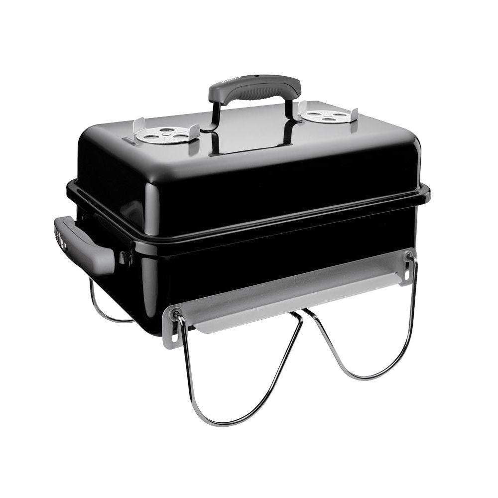 Weber Go-Anywhere Portable Charcoal Grill in Black by Weber
