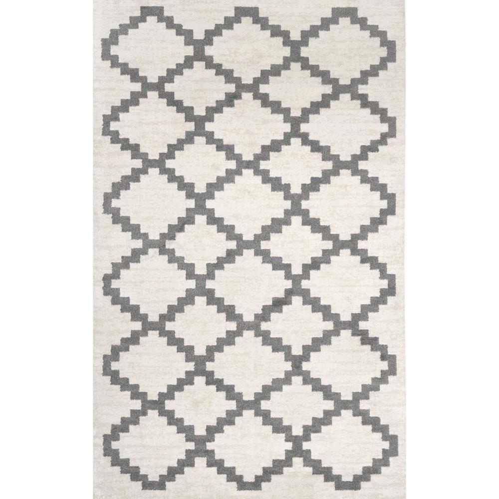 nuLOOM Faustina Geometric Cream 7 ft. x 9 ft. Area RugOWMN05A6709