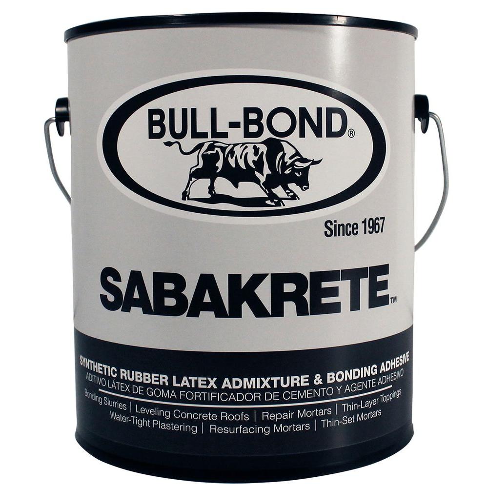 BullBond Sabakrete 1 Gal. Synthetic Rubber Latex Admixture and Bonding