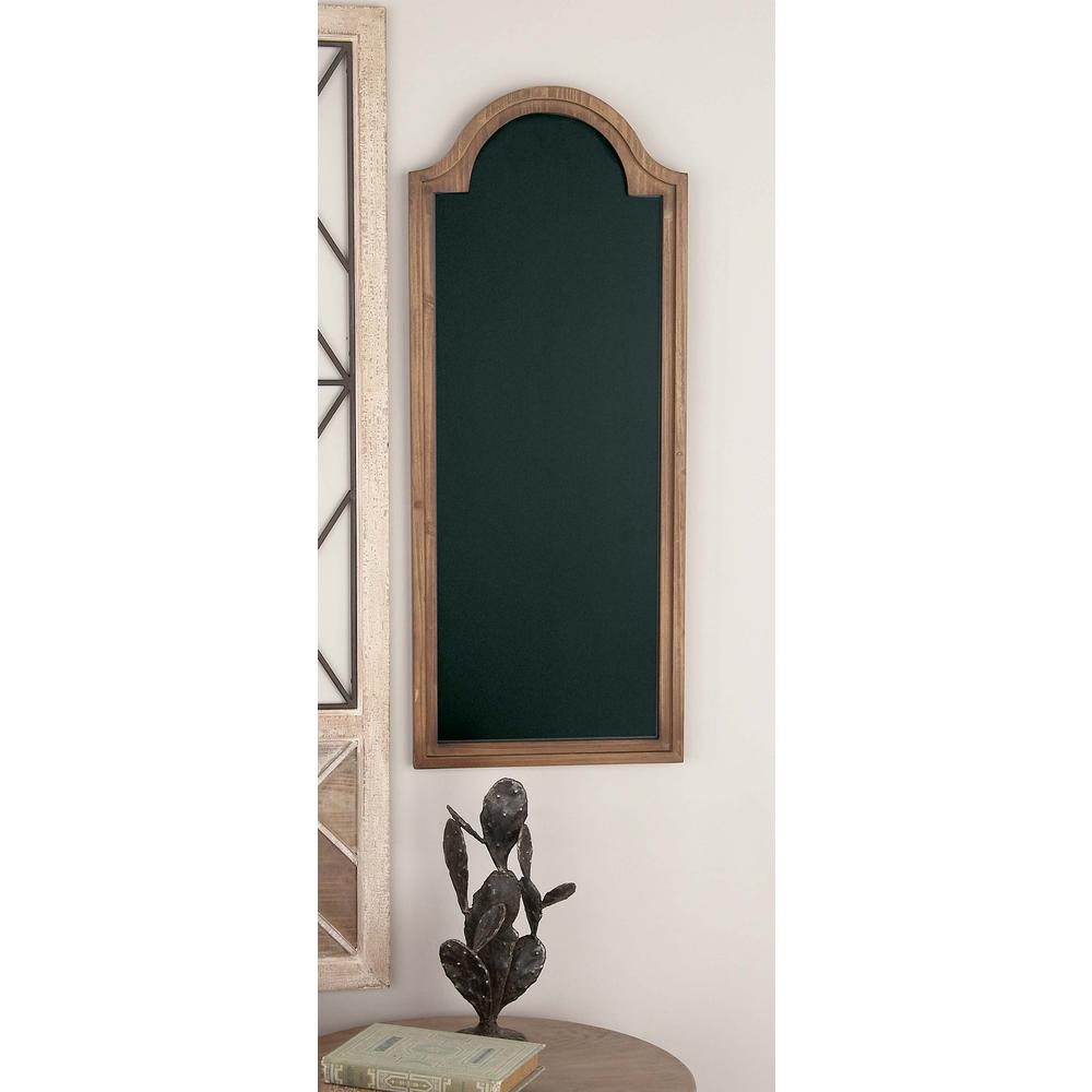 Litton Lane New Traditional Arched Brown Wooden Chalkboard98158 The
