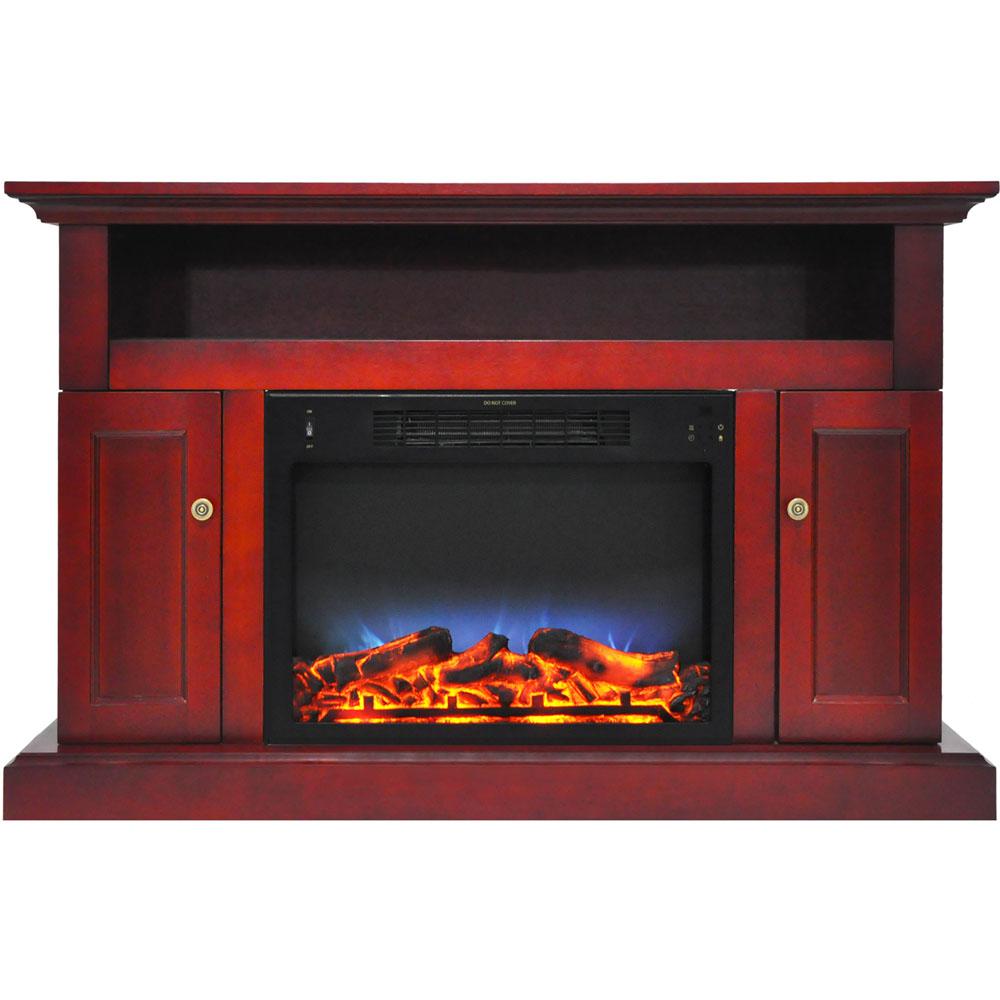Hanover Kingsford 47 In Electric Fireplace With Multi Color Led