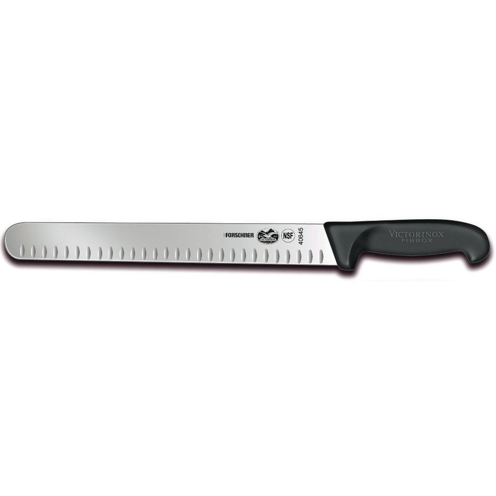 UPC 046928075287 product image for Victorinox Fibrox Pro 12 in. Granton Edge Slicing Knife, Black | upcitemdb.com