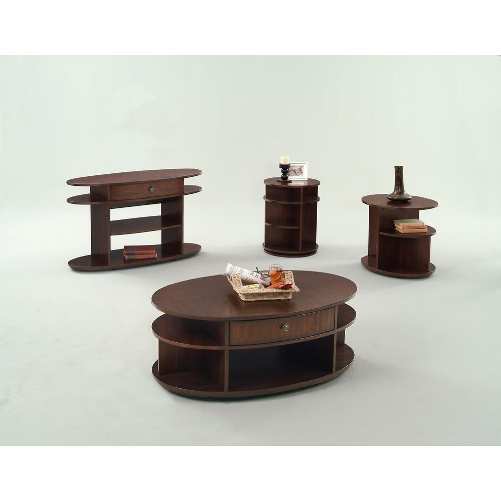 Metropolitan Dark Cherry And Birch Oval Castered Lift Top Tail Table Metropolitan Dark Cherry And Birch Oval Castered Lift Top Tail Table