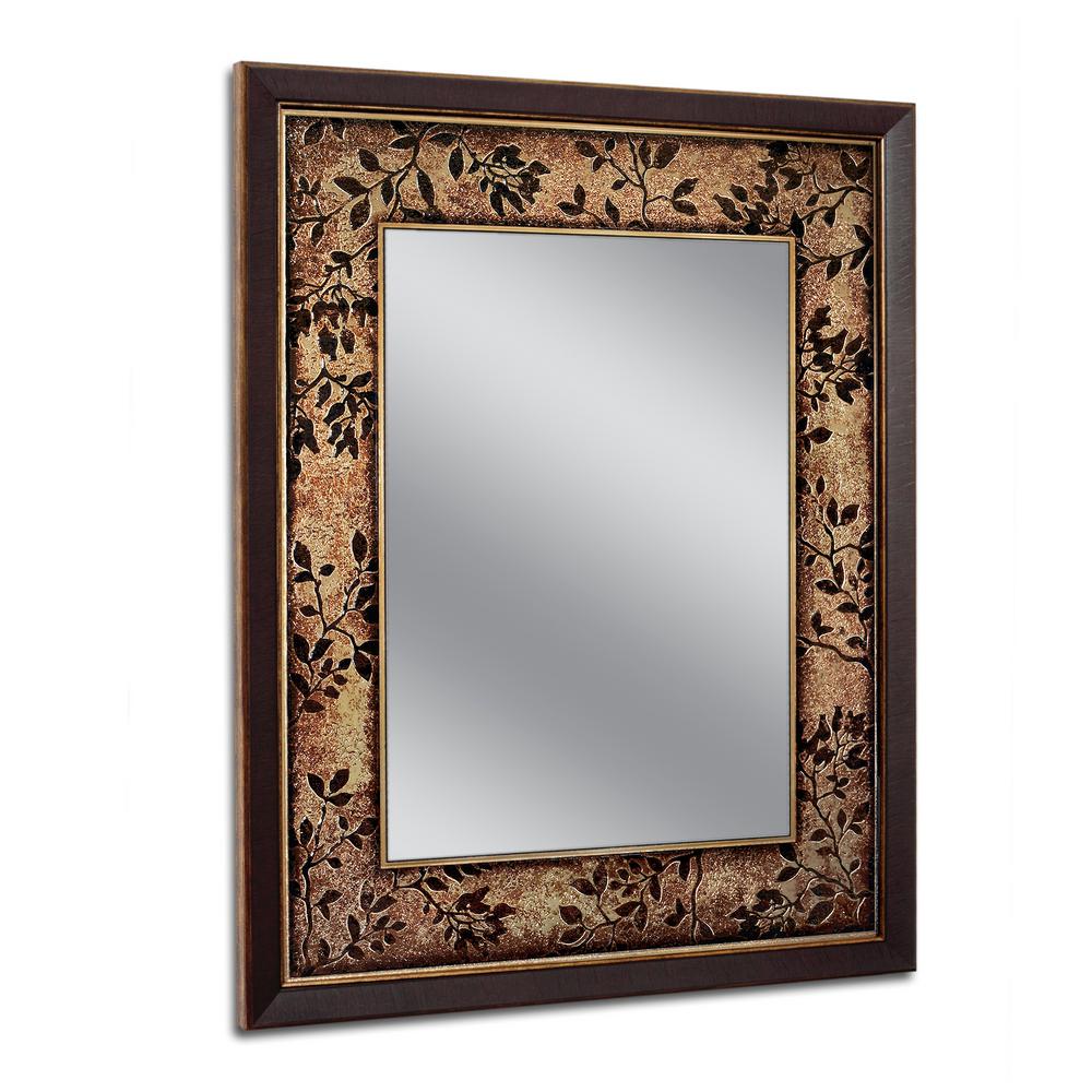 Deco Mirror 16 in. W x 22 in. H Framed Rectangular Bathroom Vanity