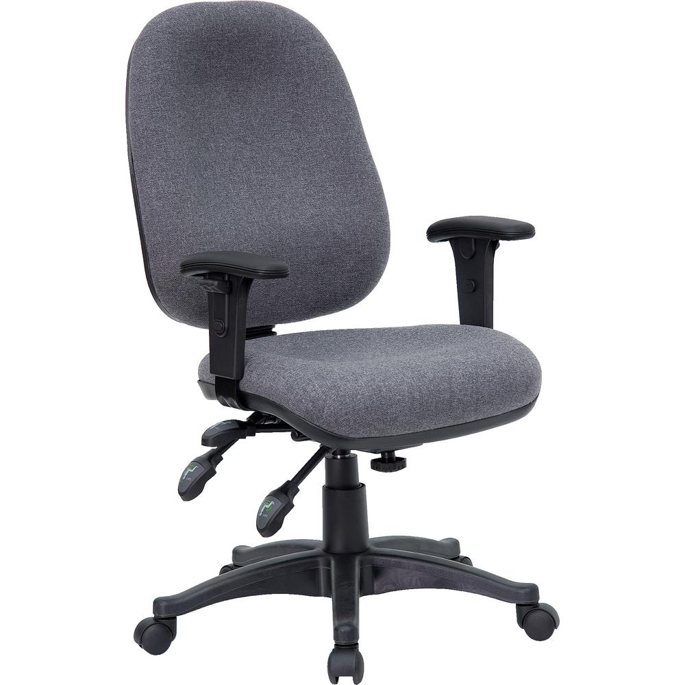 Flash Furniture Mid Back Multi Functional Gray Fabric Executive Flash Furniture Mid Back Multi Functional Gray Fabric Executive Swivel Office Chair