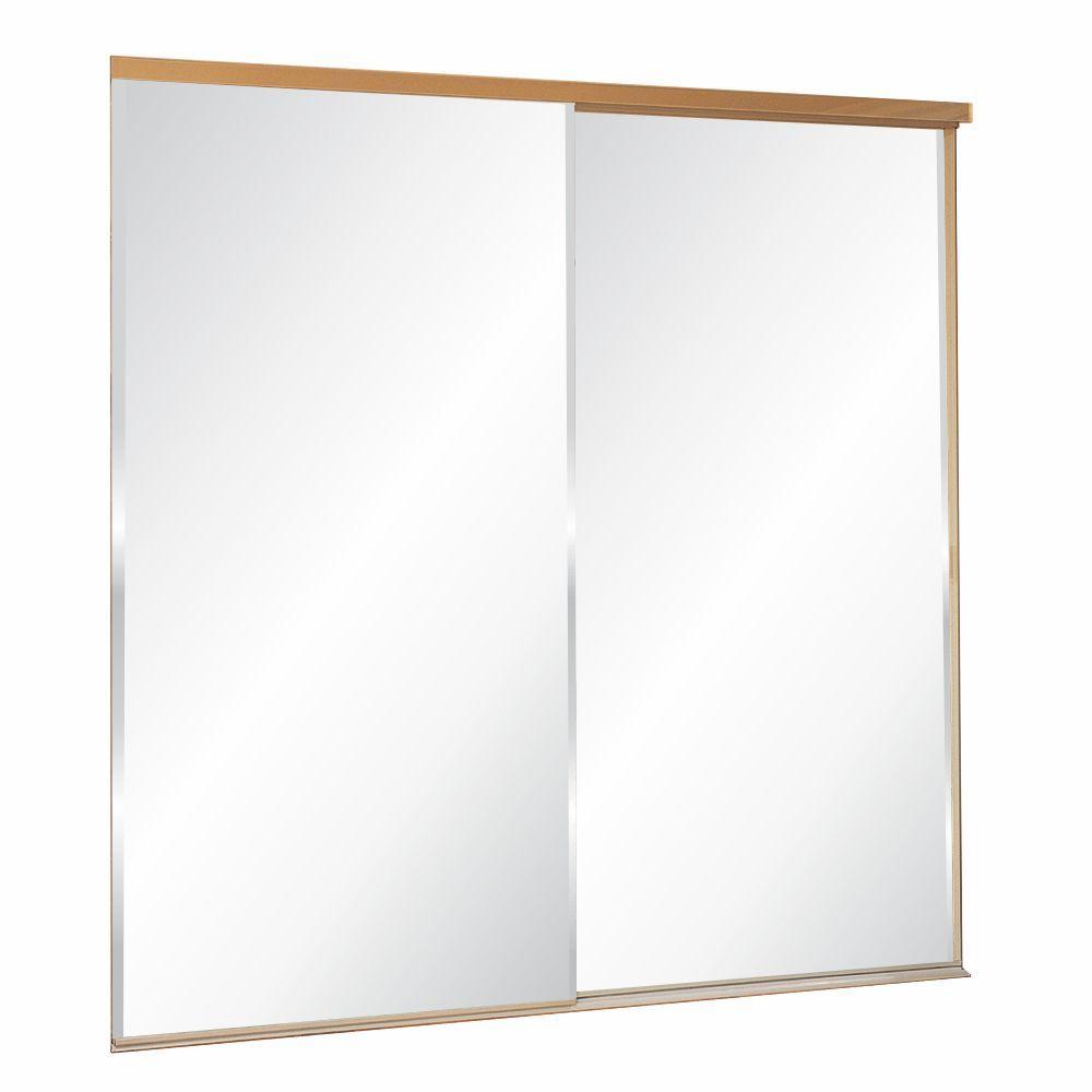 Truporte 60 In X 80 In 325 Series Steel White Frameless Mirror