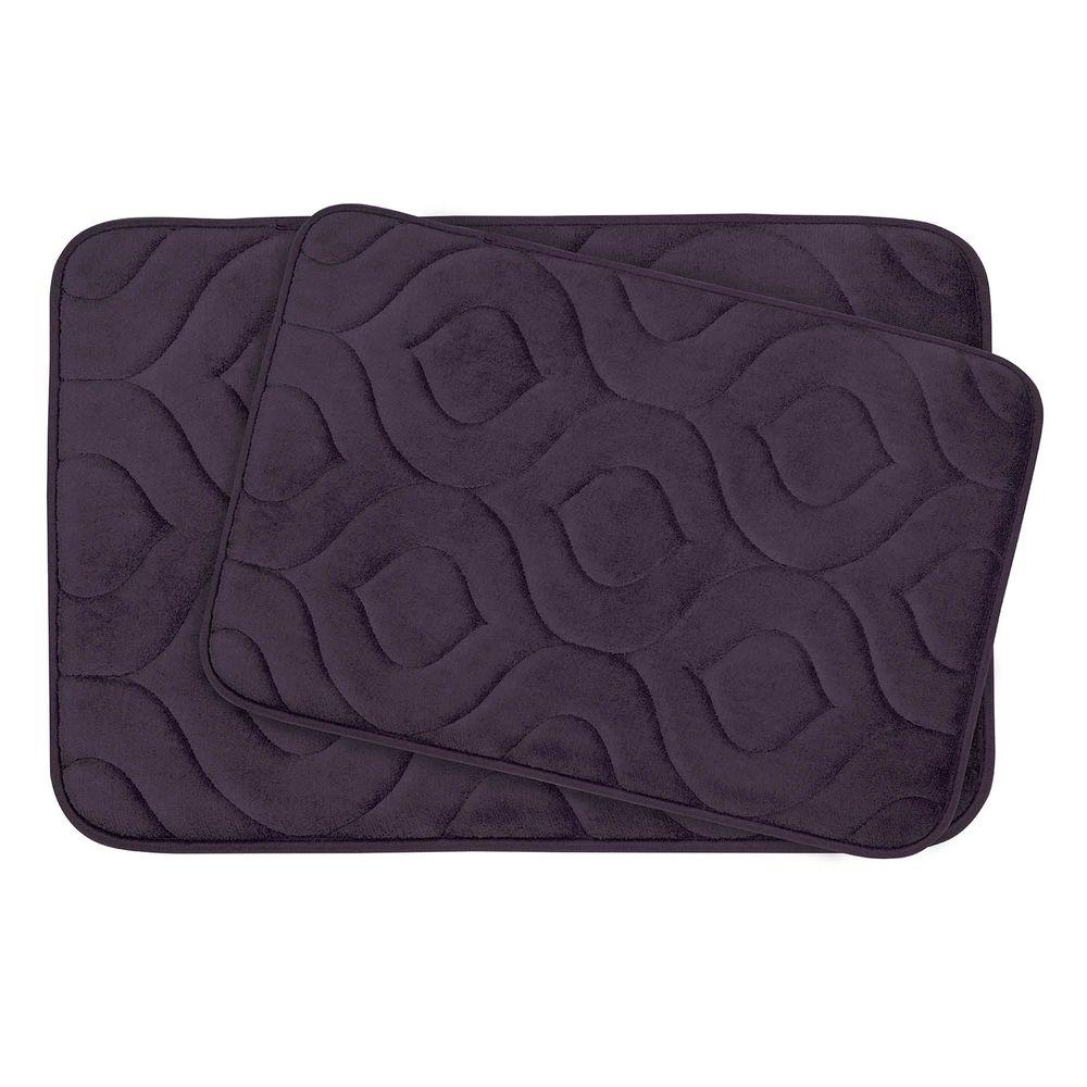 Plum Bath Mats Bedding Bath The Home Depot