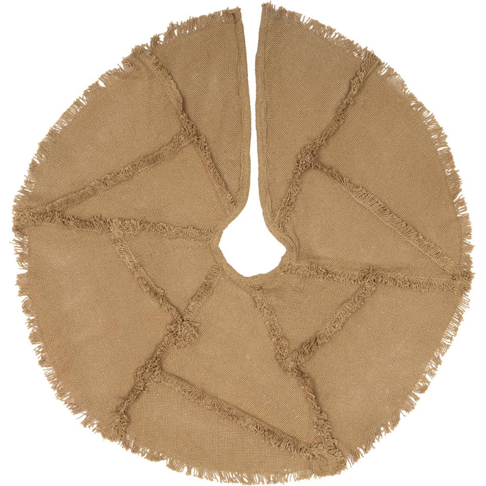 burlap natural tan farmhouse christmas decor reverse seam mini tree skirt - Burlap Christmas Tree Skirt burlap natural tan farmhouse christmas decor reverse seam mini tree skirt - Burlap Christmas Tree Skirt