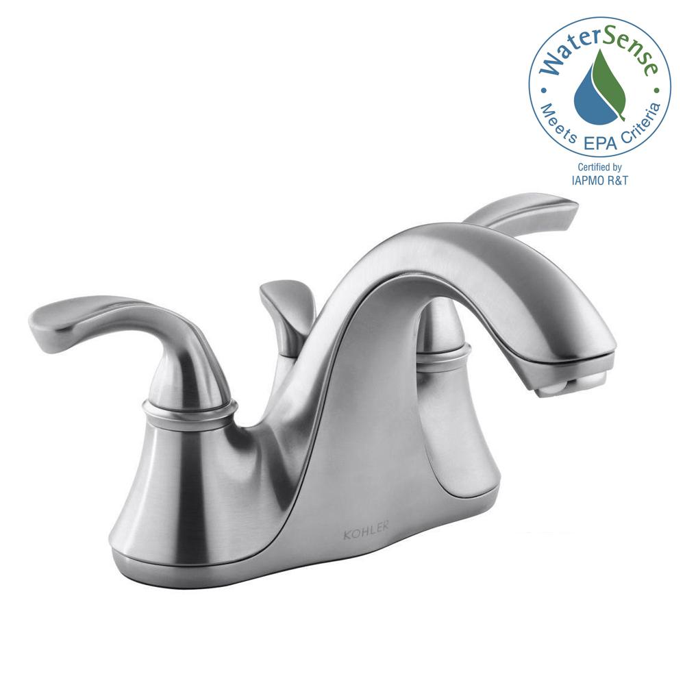 Kohler Forte 4 In Centerset 2 Handle Low Arc Water Saving Bathroom Kohler Forte 4 In Centerset 2 Handle Low Arc Water Saving Bathroom