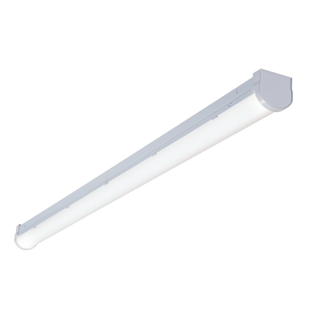 Metalux Slstp 8 Ft White Integrated Led Strip Light Fixture 8000 White Integrated Led Strip Light Fixture 8000 Lumens Unv
