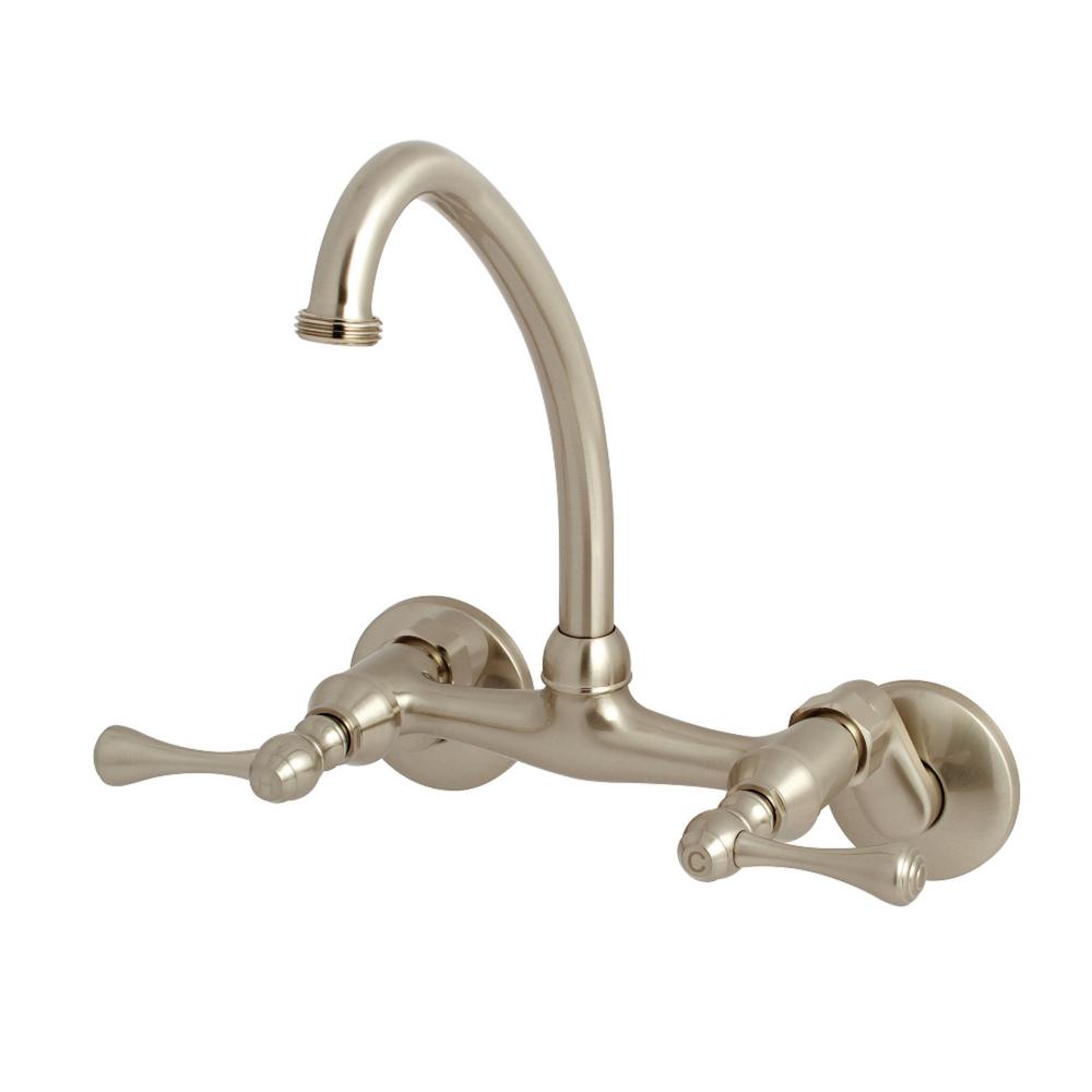 Kingston Brass Kingston Adjustable Center 2 Handle Wall Mount