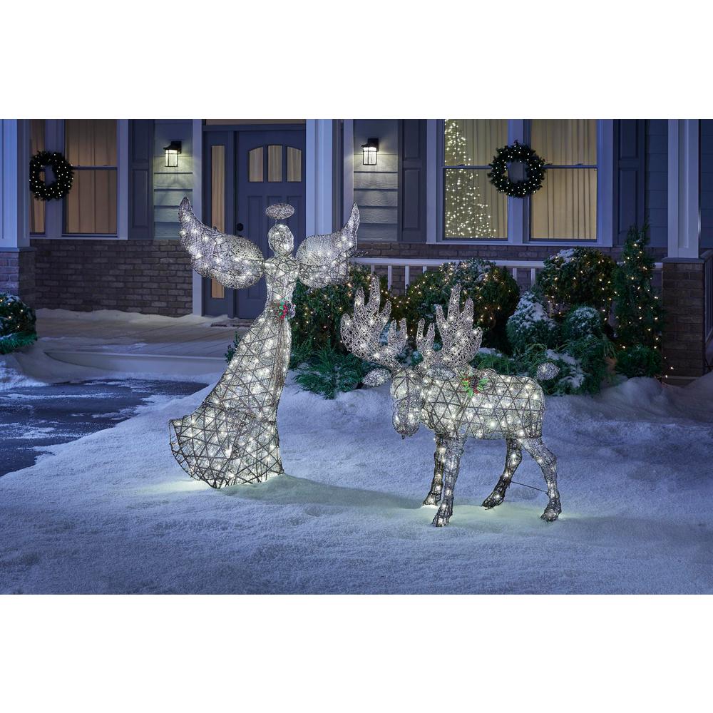 Christmas Moose Decorations Lighted The Decor Of Christmas