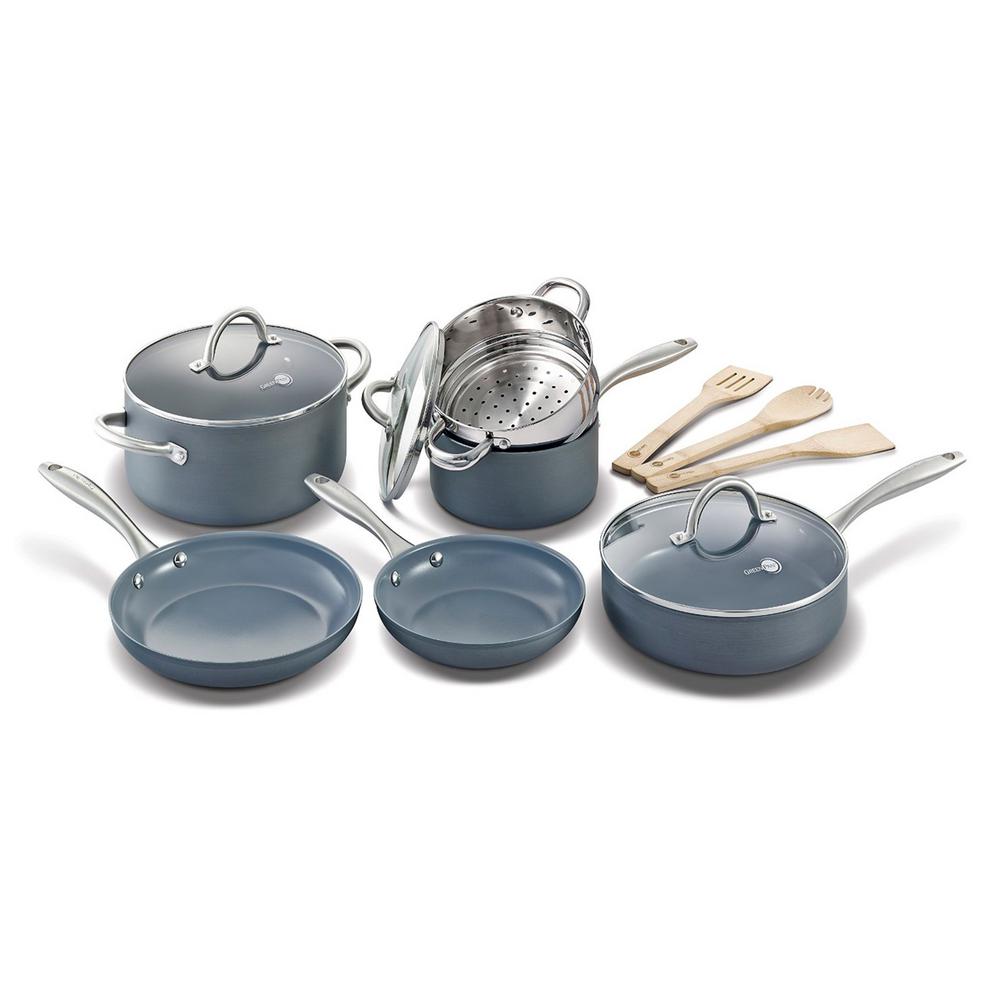GreenPan Lima 12-Piece Ceramic Nonstick Cookware Set by GreenPan