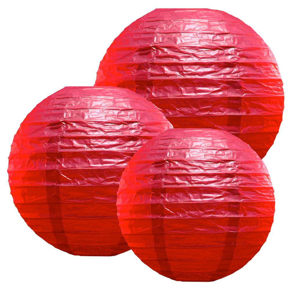 red white blue paper lanterns