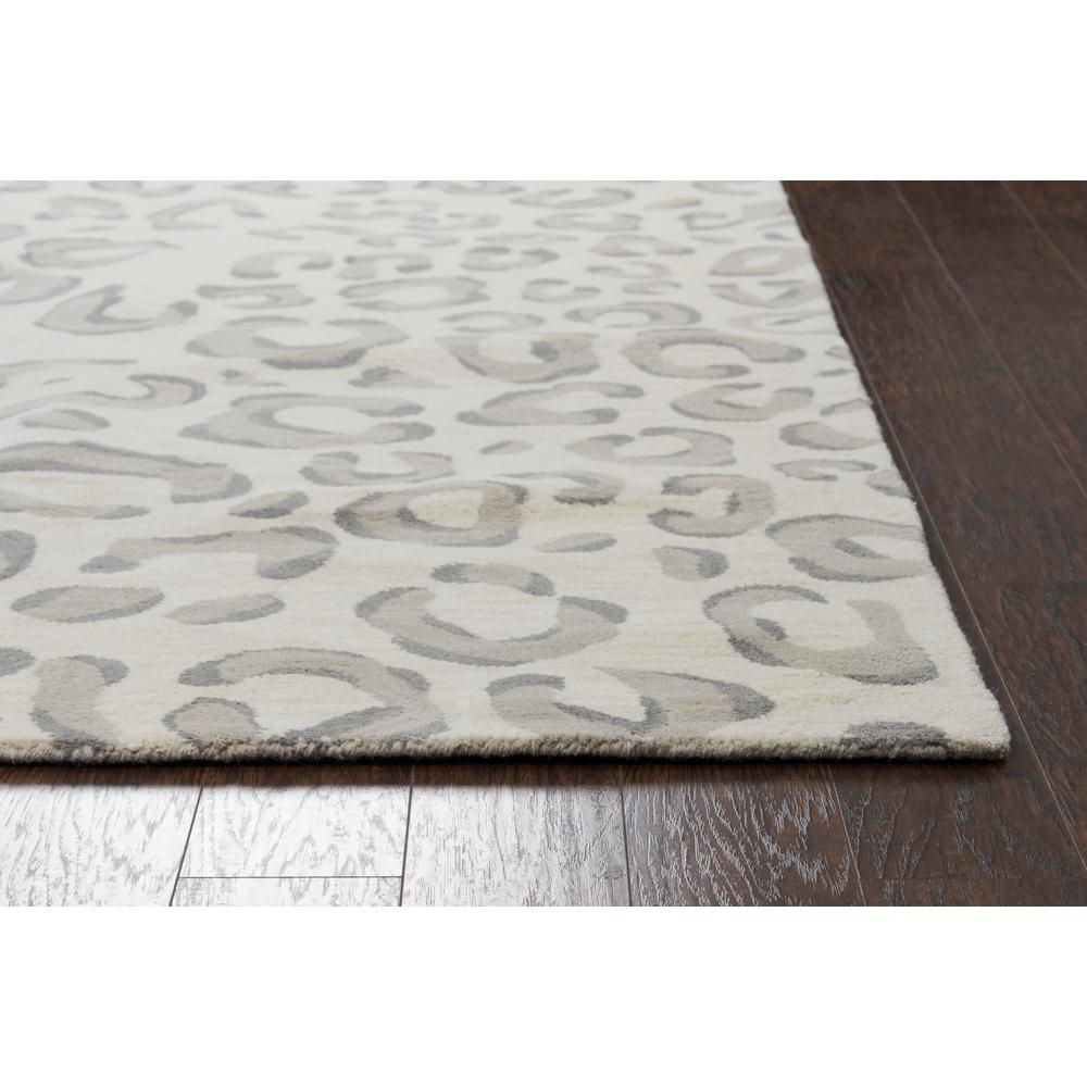 Rizzy Home Valintino Grey Animal Print 8 Ft X 10 Ft Area Rug