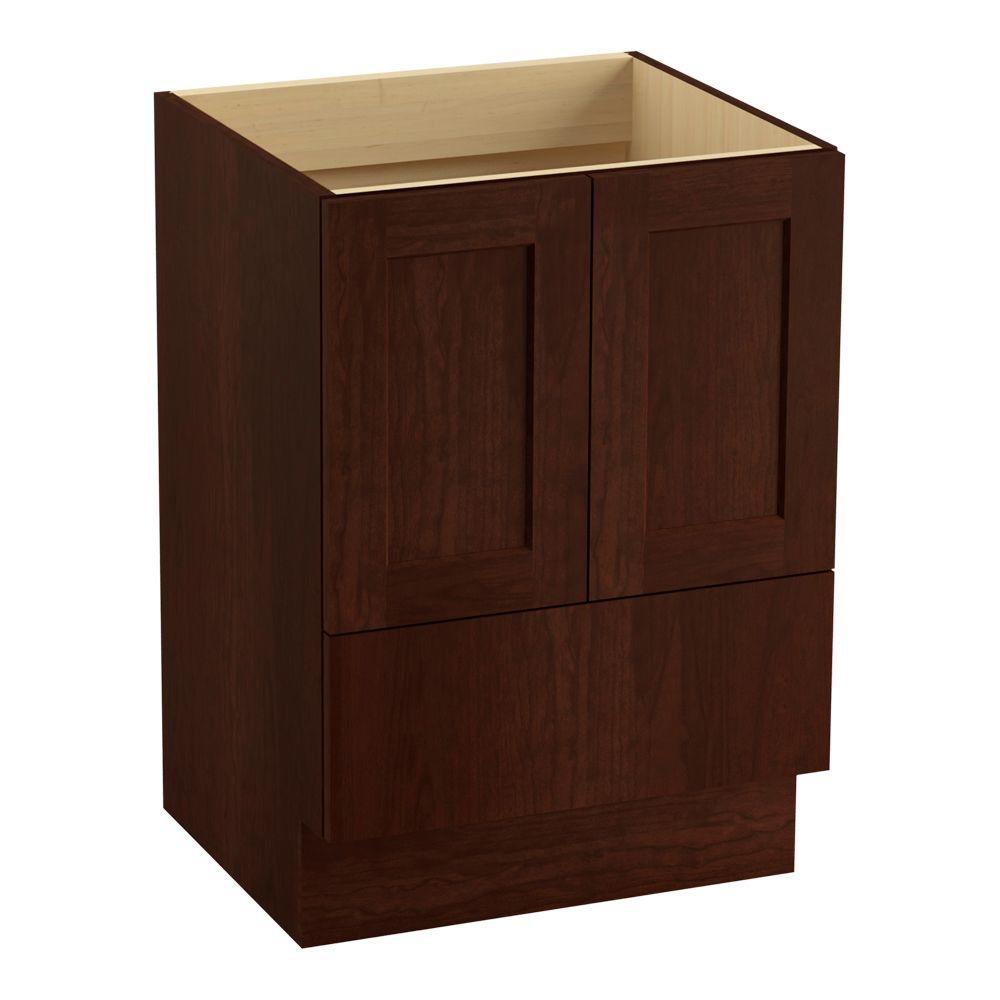 Kohler Poplin 24 In Bath Vanity Cabinet Only Cherry Tweed K Kohler Poplin 24 In Bath Vanity Cabinet Only Cherry Tweed