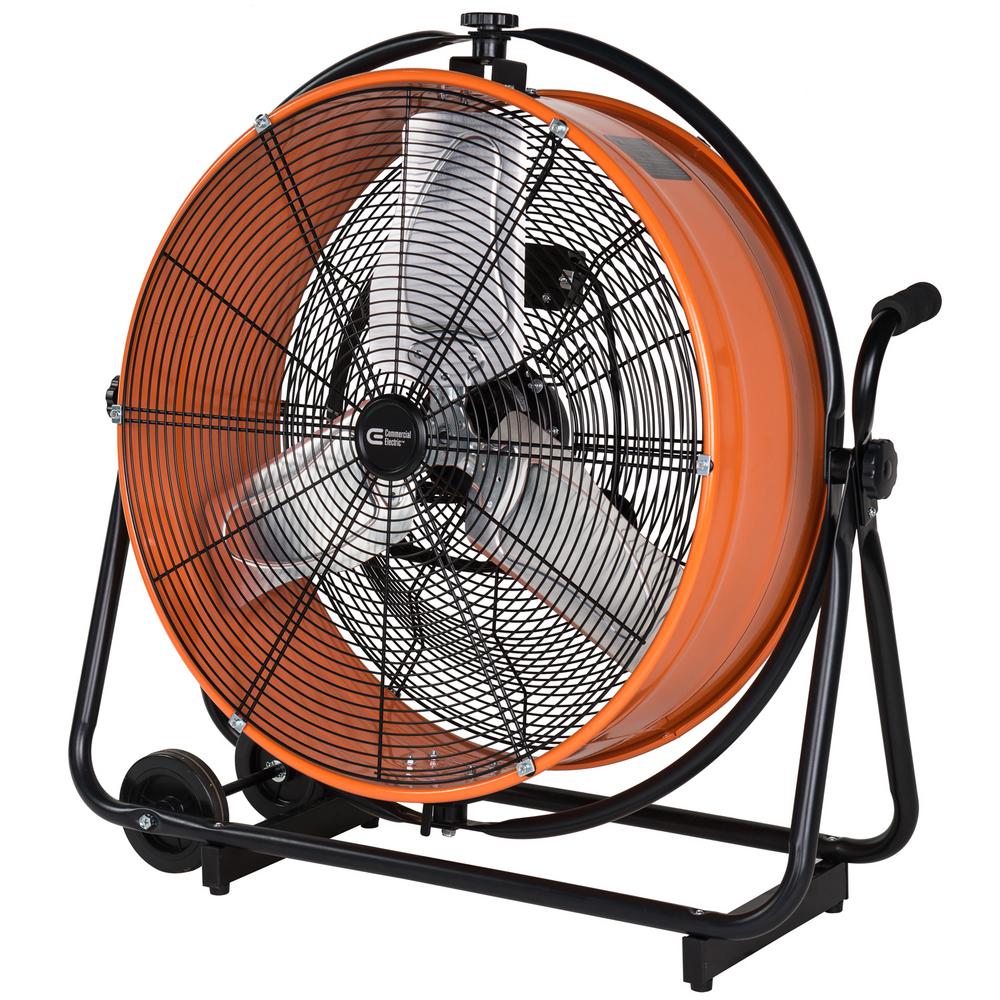 Commercial Electric 24 in. Heavy Duty Direct Drive Orbital Drum Fan