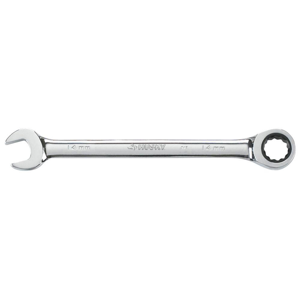 Husky 11/16 in. 12Point SAE Ratcheting Combination WrenchHRW1116