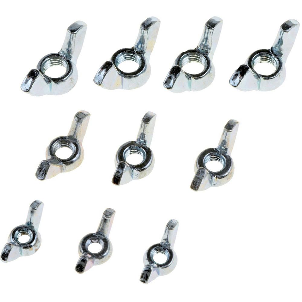 HELP Wing Nut AssortmentVarious Thread Sizes Grade 2 Plated13551