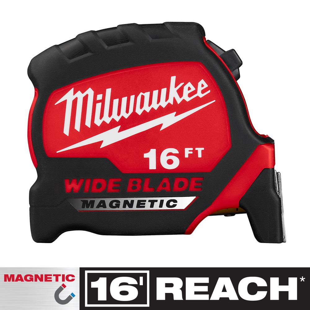 Largeur 27 mm Milwaukee Outils à main MHT932464601 GEN III Magnetic Tape Measure 10 m