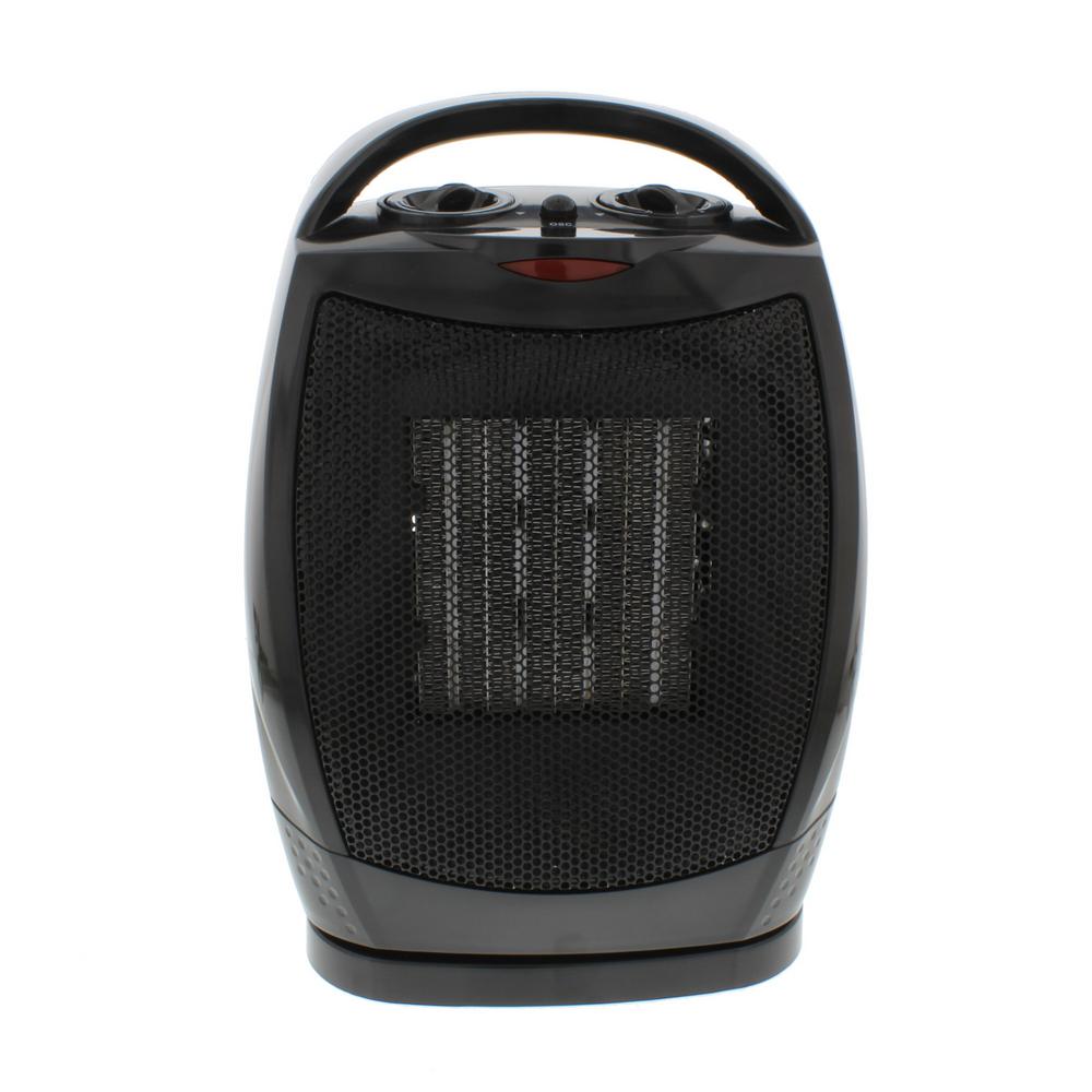 Comfort Zone 1500 Watt Electric Oscillating Ceramic Space Heater