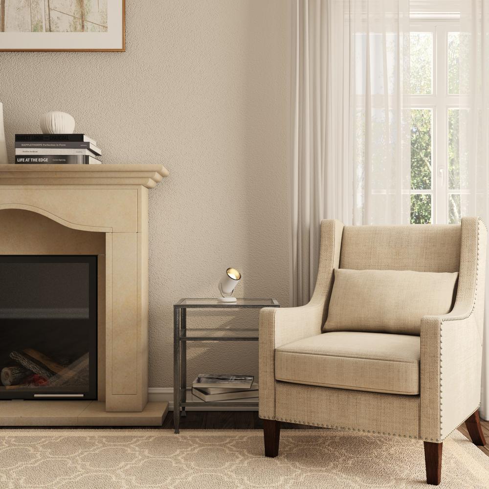 Hampton Bay 6 3 5 In White Uplight Floor Lamp Ep266wh The Home White Uplight Floor Lamp Ep266wh