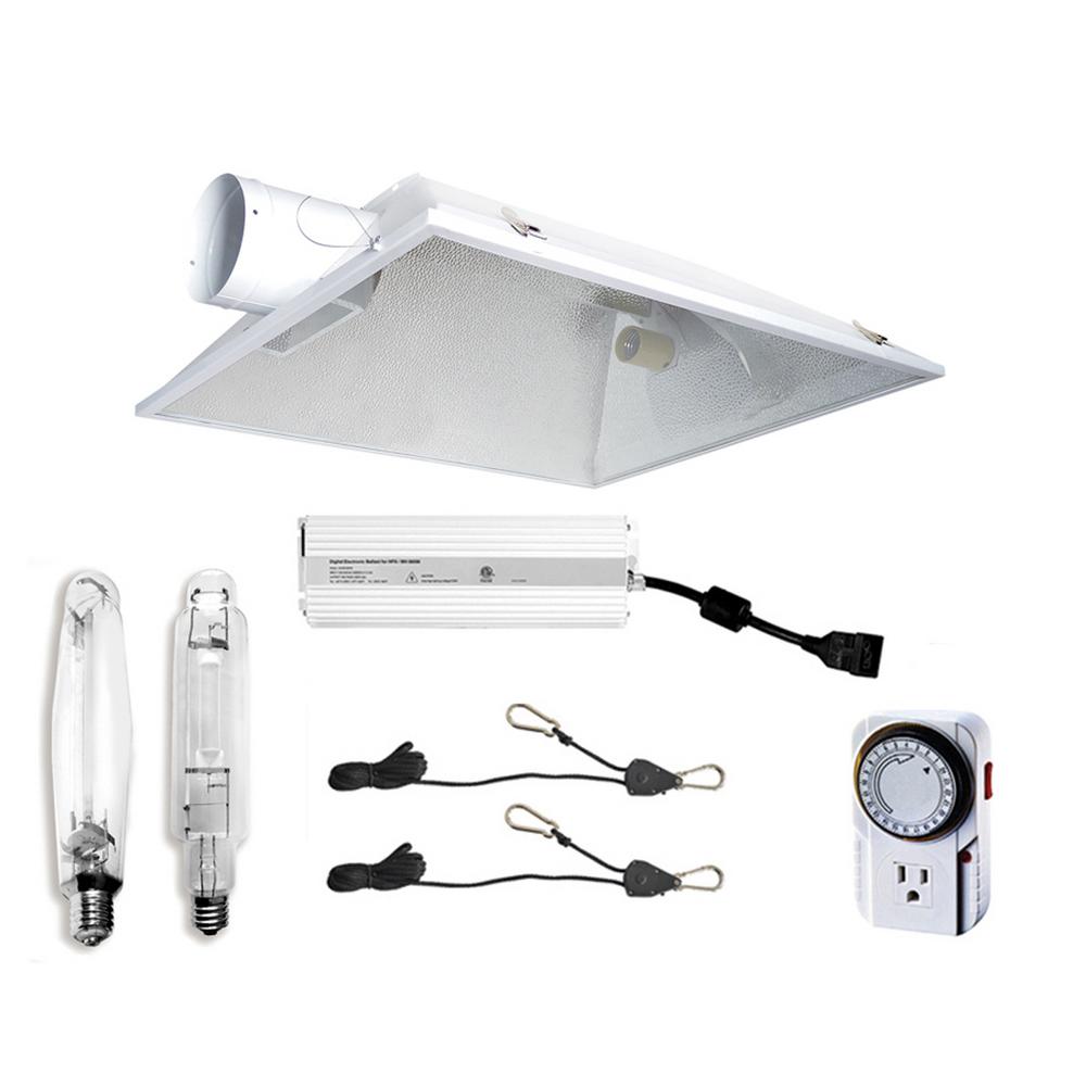 Hydro Crunch 1000 Watt Hps Mh Grow Light System With 6 In Extra Hydro Crunch 1000 Watt Hps Mh Grow Light System With 6 In Extra
