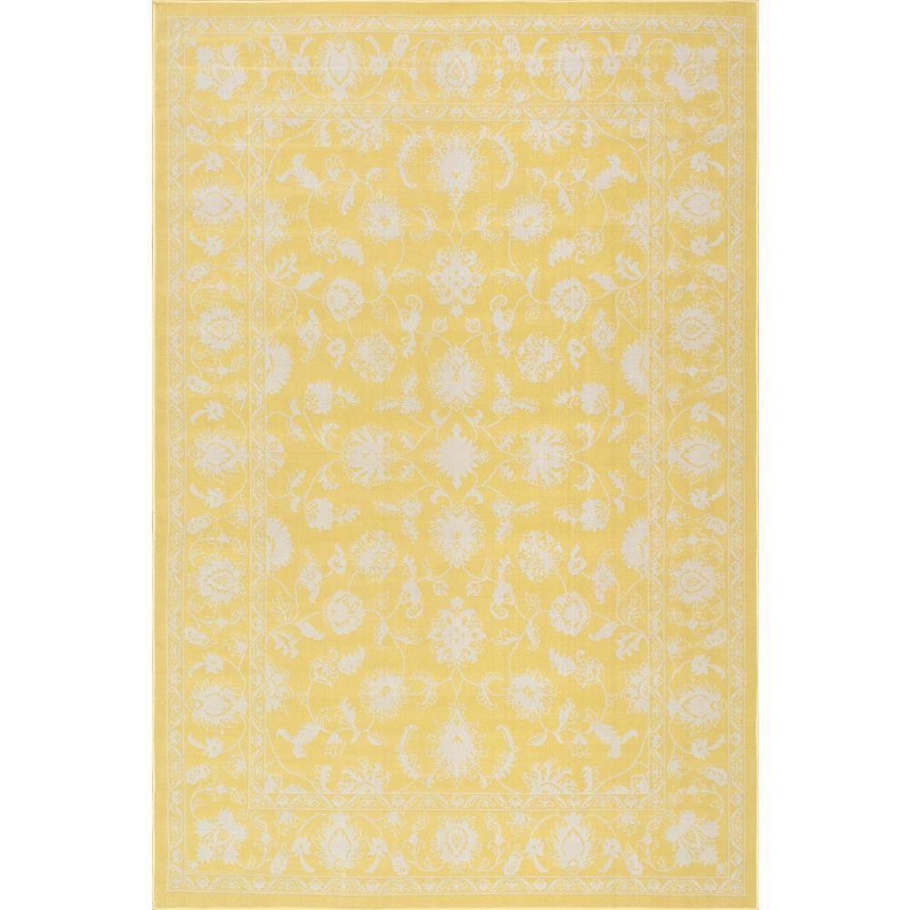 nuLOOM Pridgen Yellow 8 ft. 10 in. x 11 ft. 10 in. Indoor/Outdoor Area