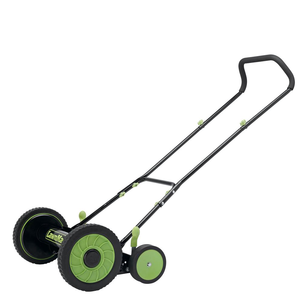 Lawnmaster 16 in. WalkBehind Reel Manual Push MowerLMRM1601 The