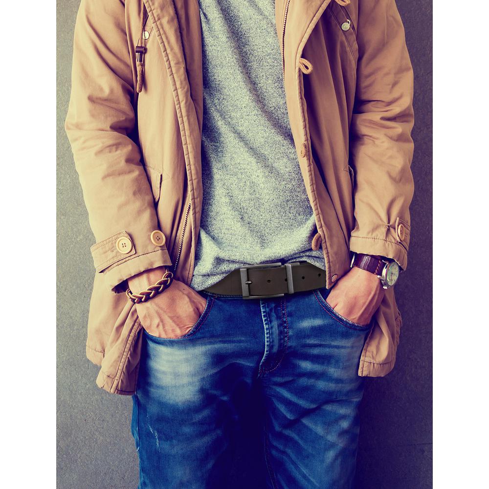 timberland men's reversible leather belt