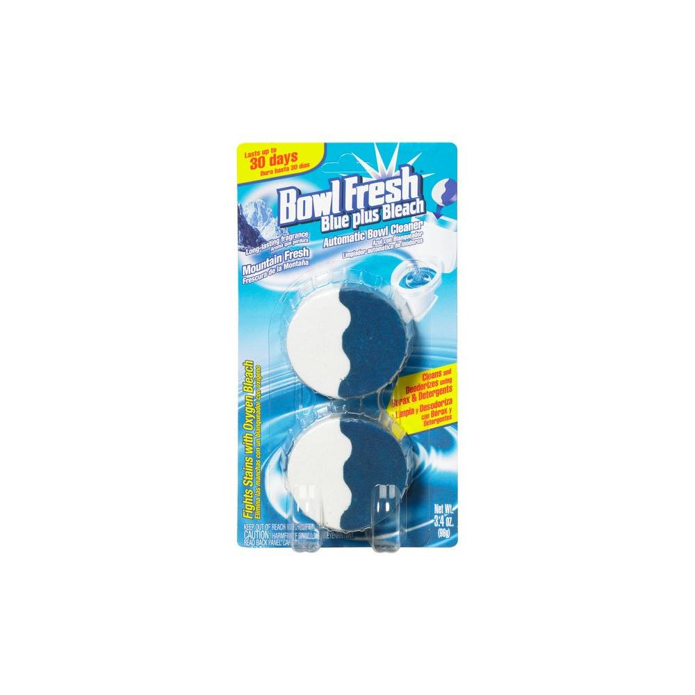 Bowl Fresh 1.7 oz. BlueBleach Mountain Fresh BiColored Automatic Bowl Cleaners (2Pack)594