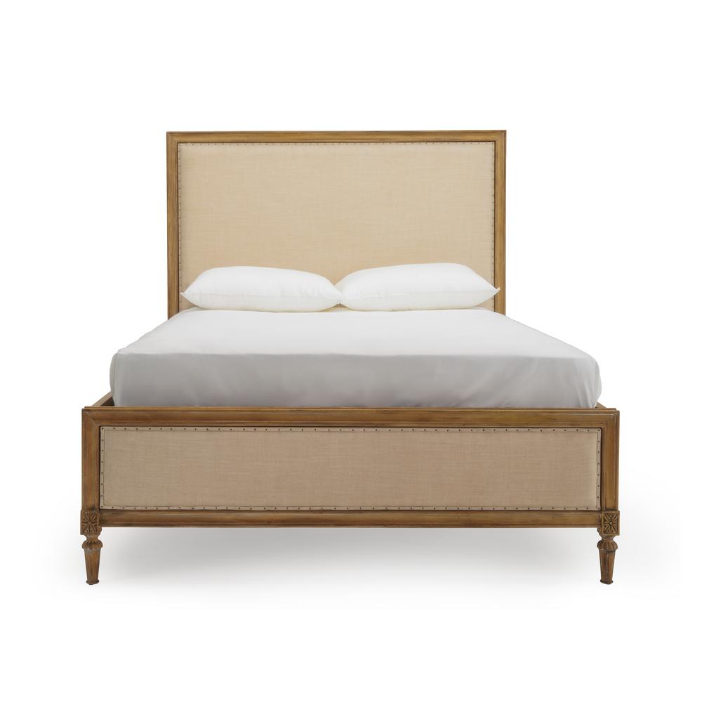 Rst Brands Avignon Beige Farmhouse King Headboard And Footboard